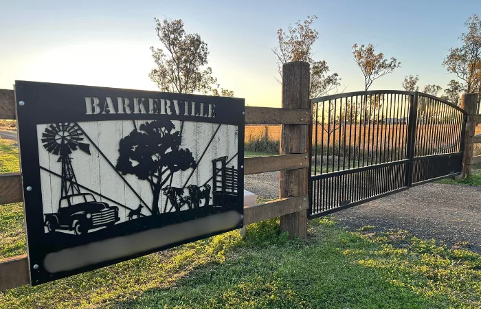 Customized Gate Signs